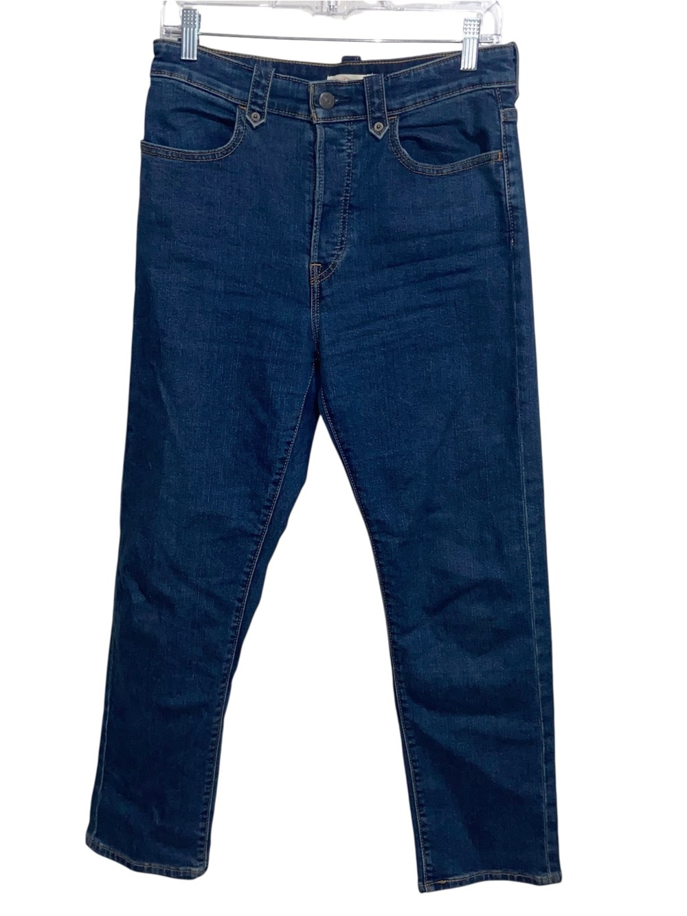 Levi's Jeans Womens 30X28 Wedgie Straight Button Fly High Rise Stretch Denim